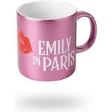 Netavantaj Emily In Paris Seramik Çay Kahve Kupası Pembe - 001 - Beyaz