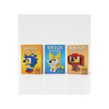 NETAVANTAJ Mini Boy Sonic Tails Knuckles Tasarımlı Büyük Parçalı Blok Oyuncak Seti Big Pixel Brick 3lü Seti