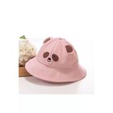 Netavantaj Panda Figürlü Balıkçı Şapka Unisex Pembe