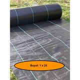 NetBazaars Jut Zemin Kaplama Malzemesi, Çim Çıkarmaz, 1X25 Metre