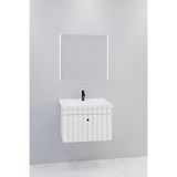 Netdeko Alice 65 Cm Banyo Dolabı Bgn Aynalı - Boy Dolap Hariç Beyaz