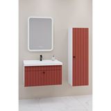 Netdeko Alice 80 Cm Banyo Dolabı Cmr Aynalı - Boy Dolap Dahil Beyaz