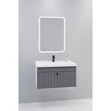 Netdeko Alice 80 Cm Banyo Dolabı Cmr Aynalı - Boy Dolap Hariç Beyaz