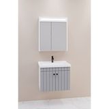 Netdeko Avien 65 Cm Banyo Dolabı Npl Aynalı - Boy Dolap Hariç Beyaz