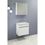 Netdeko Begonya 55 Cm Banyo Dolabı - Boy Dolap Hariç Beyaz