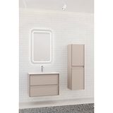 Netdeko Elisa 80 Cm Banyo Dolabı - Vizon (boy Dolap Dahil)