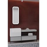 Netdeko Greta 160 Cm Banyo Dolabı - Gri