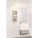 Netdeko Greta 65 Cm Banyo Dolabı - Krem (raf Modül Dahil)