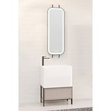 Netdeko Greta 65 Cm Banyo Dolabı - Krem