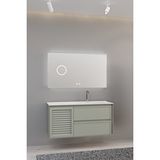 Netdeko Linze 120 Cm Banyo Dolabı - Nane Yeşili