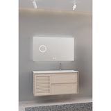 Netdeko Linze 120 Cm Banyo Dolabı - Vizon