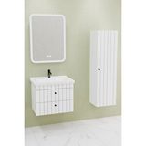Netdeko Petit 65 Cm Banyo Dolabı Cmr Aynalı - Boy Dolap Dahil Beyaz