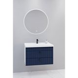 Netdeko Petit 80 Cm Banyo Dolabı Orz Aynalı - Boy Dolap Hariç Beyaz