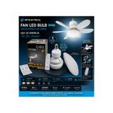 NETELECTRİCAL CATA 62W Lodos Fan Led Kumandalı Işıklı Tavan Vantilatörü E27 Duylu CT-1154 Kodlu Duya Tak Çalıştır
