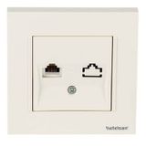 Netelsan Byobu Nümeris Telefon Prizi / Rj 11 - ÇERÇEVESİZ