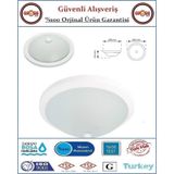 Netelsan Tavan Armatürü - Soft Camlı - Sensörsüz - Tek Duylu Cam - Beyaz