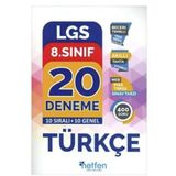 Netfen Yayınları 8. Sınıf Lgs 20 Türkçe Deneme