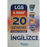 Netfen Yayınları 8. Sınıf LGS Ingilizce Denemeleri