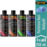 Netfer 4'lü Pasta Cila Set - 4x250 mL Araç Bakım Ürünleri Derin Parlaklık ve Koruma Sağlar