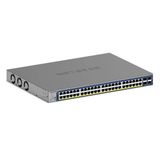 Netgear 52 Bağlantı Noktalı Poe Gigabit Ethernet Akıllı Anahtar (Gs752txp) Yönetilen, 380 W'ta 48 Poe+, 4 10G Sfp+, İsteğe Bağlı Insight Bul