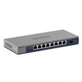 Netgear 8 Bağlantı Noktalı 1G/10G Gigabit Ethernet Yönetilmeyen Anahtar (Gs108x) - 1 X 10G Sfp+ İle, Masaüstü Veya Rafa Monte Edilebilir Ve Sı
