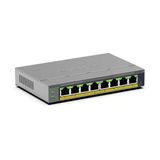 Netgear 8 Bağlantı Noktalı Gigabit Ethernet Poe+ Kolay Akıllı Yönetilebilir Anahtar - 8 62W Poe+ Bağlantı Noktalı, Fansız, Masaüstü Veya D