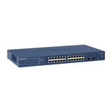 Netgear Gs724t 24 Bağlantı Noktalı Gigabit Ethernet Lan Anahtarı Akıllı (2X 1G Sfp, Masaüstü Veya 19 İnç Raf Montajı İle Yönetilen Ağ Anahtarı, Prosafe Ömür Boyu Garanti)