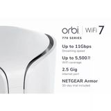 Netgear Orbi 770 Serisi Üç Bantlı Wifi 7 Uydulu Mesh Router – Rbe772-100Eus