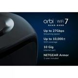Netgear Orbi 970 Serisi Quad Band Wifi 7 Mesh Router, 2 Uydulu – Rbe973sb-100Eus