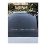 netİz "Koşamam Peşinden Saçım Bozulur" Araba Yazısı Arka Cam Sticker > 35 cm Araba-Motorsiklet Aksesuarları