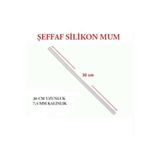 Netodak Mum Silikon Ince Ø7mmx30 Cm Sıcak Mum Silikon Çubuk Uç 1 Kg (80 ADET) PH000046