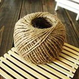 netodak Naturel Doğal Jüt İp Hasır İp Süsleme İpi 100 gr-100 metre (2mm Kalınlık) (10 Adet)
