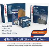 Netparset Volkswagen Caddy 2.0tdı 2012-2015 Bosch 4'lü Filtre Seti-Cfj