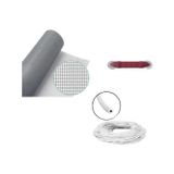 Netpen 3'lü Sineklik Seti 400X120 cm Tül, 20 Mt. Beyaz Conta, Fitil Çekme Aparatı