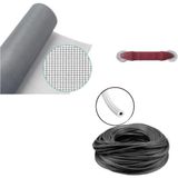 Netpen 3'Lü Sineklik Seti 400X120 Cm Tül, 20 Mt. Siyah Conta, Fitil Çekme Aparatı
