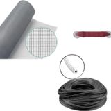 Netpen 3'lü Sineklik Seti 400x80 Cm Tül, 16 Mt. Siyah Conta, Fitil Çekme Aparatı