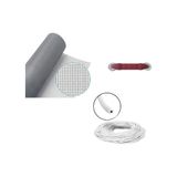 Netpen 3'lü Sineklik Seti 500X80 cm Tül, 18 Mt. Beyaz Conta, Fitil Çekme Aparatı