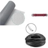 Netpen 3'lü Sineklik Seti 700x100 Cm Tül, 22 Mt. Siyah Conta, Fitil Çekme Aparatı