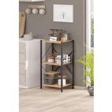 NETPLUSMOBİLYA METAL ÇOK AMAÇLI RAF STANDI KİTAPLIK VE ÇOK AMAÇLI STAND