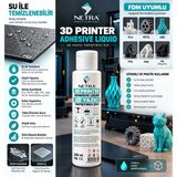 Netra 3D Printer Tabla Yapıştırma Sıvısı, 3D Yazıcı Baskı ve Tabla Yapıştırıcı Sıvı 200 ml Soğuyunca Kolay Sökülebilir Formül