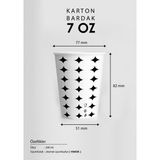 Netra 7oz karton bardak 7oz Karton Bardak 3000'LIKOLI