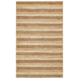 Netra S-1410 Natural Xw Farklı Örgü Dokusuna Sahip El Dokuma Naturel Jüt Hasır Halı, Standart Renk, 200 x 300
