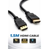 Netra Teknoloji Güvenlik Sistemleri 1.5 Metre Hdmı V1.4 Kablo 4K 3D Full Hd - Tv, Monitör, Ps, Xbox, Laptop Uyumlu 3-5-15 Adet Seçenekli