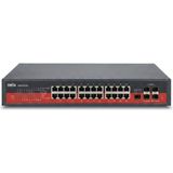 Nets Shop NS1000-24TP4G4S 24 Port Gigabit Poe Switch (320W + 4 Gigabit Uplink + 4 Sfp Fiber) Yönetilemez