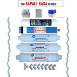 Netsu - Lg, Ortimax, Uğur, Ocean, Hyundai Uyumlu Kapalı Kasa Su Arıtma Cihazı Filtresi,5 li Filtre Seti