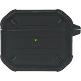 Nettech Apple Airpods 3.nesil Uyumlu Airpods Tank Arka Koruma Kılıf - Siyah