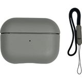 Nettech Apple Airpods Pro Uyumlu NT-N050 Airpods Arka Koruma Kılıf - Gri