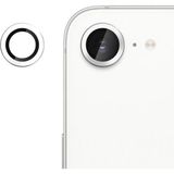 Nettech Apple İphone 16E Uyumlu Safir Lens Kamera Cam Koruyucu - Beyaz