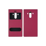 Nettech Huawei Mate 10 Pro İle Uyumlu Pencereli Kapaklı Kılıf - Pembe