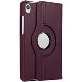 Nettech Lenovo Tab M8 TB-8505 Uyumlu 3 Kameralı Döner Standlı Kapaklı Kılıf - Mor